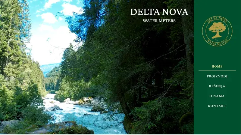 Delta Nova Water Meters - Izrada web sajtova Novi Sad - primer radova