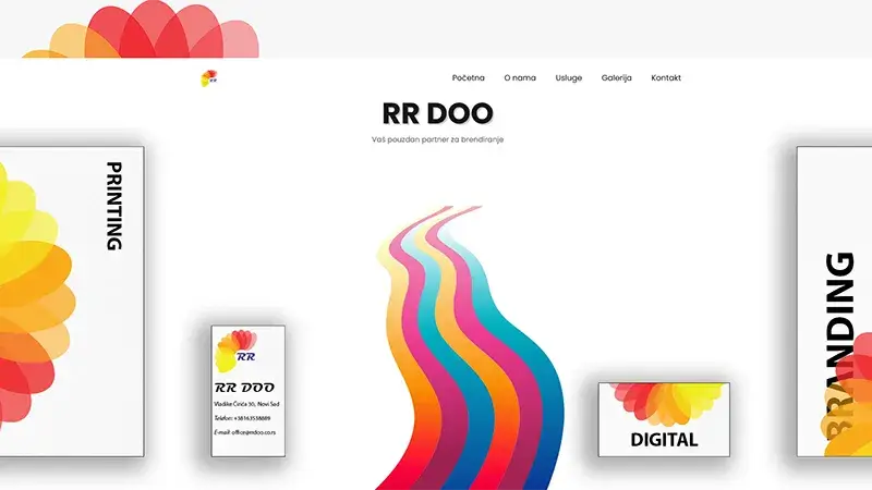 RR DOO - Izrada web sajtova Novi Sad - primer radova