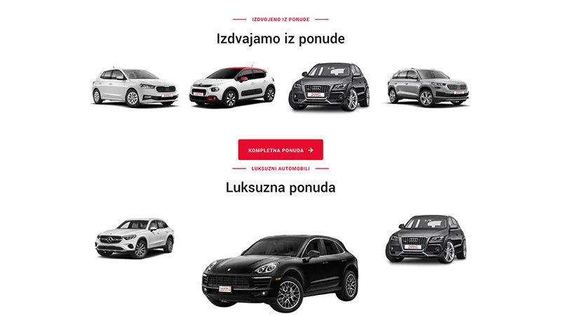 REANT A CAR TARGET - NOVI SAD - Izrada web sajtova Novi Sad - primer radova