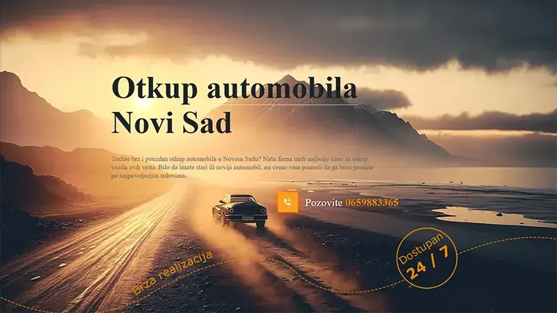 Otkup Automobila Novi Sad - Izrada web sajtova Novi Sad - primer radova