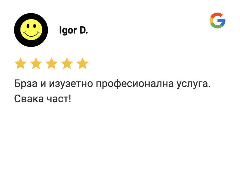Recenzija od Igor D.