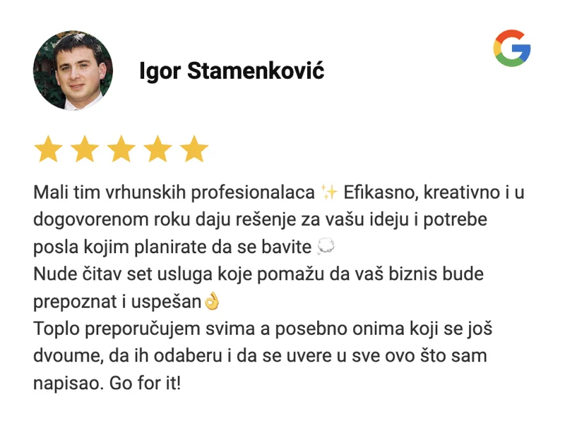 Recenzija od Igor Stamenković