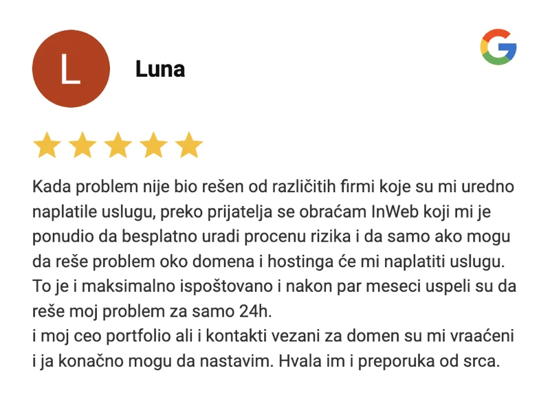 Recenzija od Luna